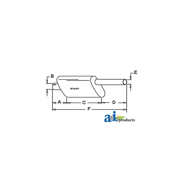 Muffler 31" x10" x5"